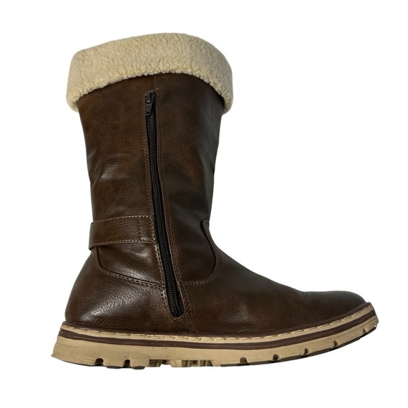 Cliffs by White Mountain Kesha Round Toe Brown Boots 10 - Picture 12 of 15